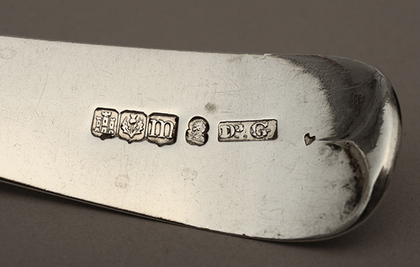 Scottish Provincial Silver Toddy Ladle - David Gray, Dumfries, Clan Campbell of Cawdor 